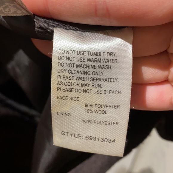 Pinkyotto Cropped Brown Soft Collared Pea Coat 🧥 - Picture 10 of 10